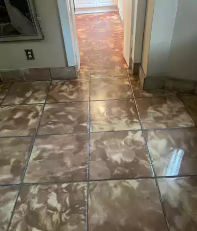 Marble Floor Restored Service